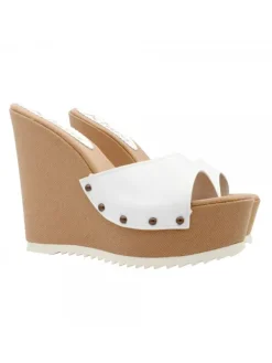 Kiara Shoes ZEPPE BIANCHE IN CORDA CON... BIANCO Hot