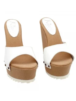 Kiara Shoes ZEPPE BIANCHE IN CORDA CON... BIANCO Hot