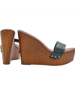 Kiara Shoes ZEPPE DONNA IN PELLE NERA... Nero Clearance