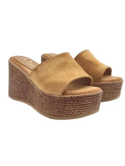 Kiara Shoes ZEPPE IN CAMOSCIO SINTETICO... Cuoio Online