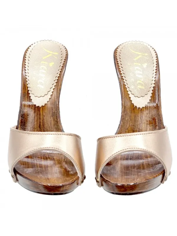 Kiara Shoes ZOCCOLI ALTI COLOR ... BRONZO Clearance