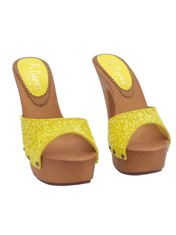Kiara Shoes ZOCCOLI ALTI ED ELEGANTI... Giallo