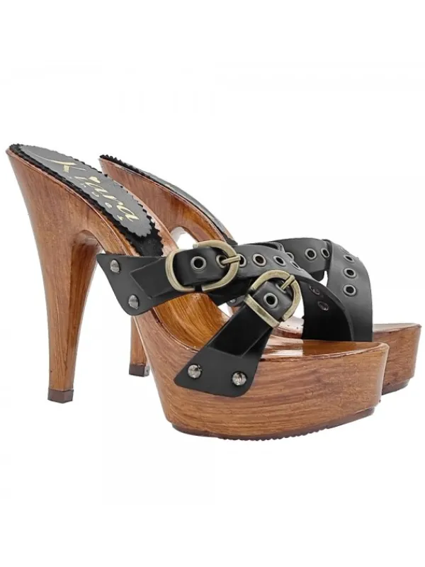 Kiara Shoes ZOCCOLI ALTI NERI CON... Nero Online