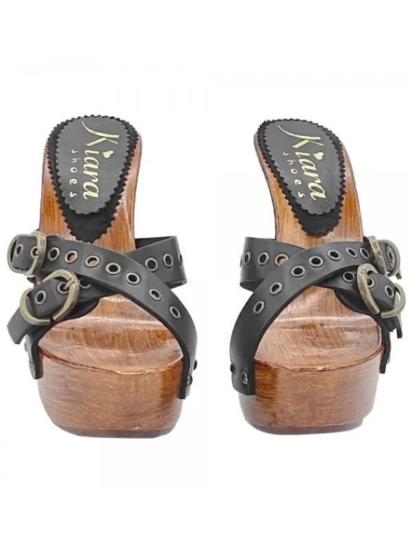 Kiara Shoes ZOCCOLI ALTI NERI CON... Nero Online