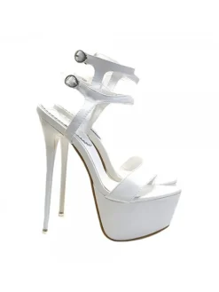 Kiara Shoes ZOCCOLI ALTISSIMI IN... BIANCO Discount