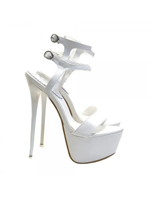 Kiara Shoes ZOCCOLI ALTISSIMI IN... BIANCO Discount