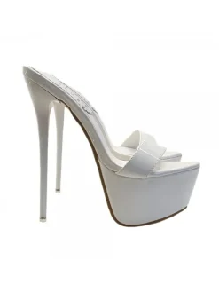 Kiara Shoes ZOCCOLI ALTISSIMI IN... BIANCO Sale