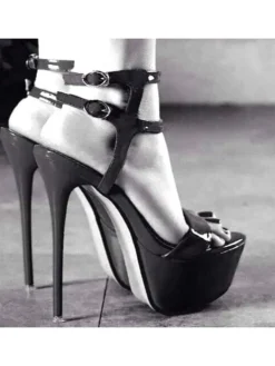 Kiara Shoes ZOCCOLI ALTISSIMI IN... Nero Best