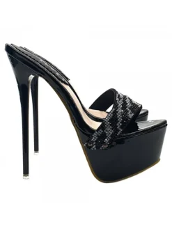 Kiara Shoes ZOCCOLI ALTISSIMI STRASSATI... Nero Online