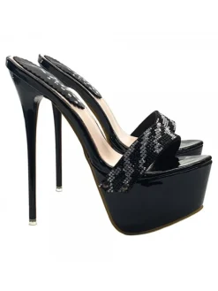 Kiara Shoes ZOCCOLI ALTISSIMI STRASSATI... Nero Online