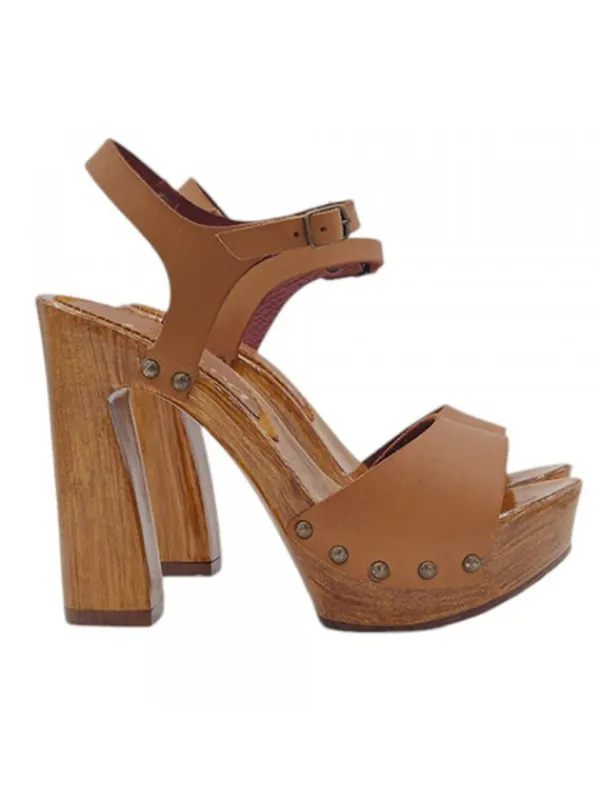 Kiara Shoes Zoccoli Artigianali in... Cuoio Sale