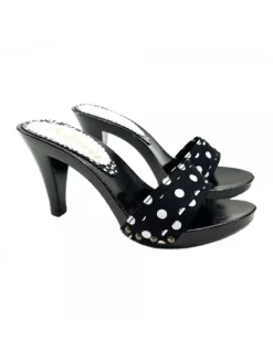 Kiara Shoes ZOCCOLI ARTIGIANALI NERI A... Nero Discount