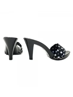 Kiara Shoes ZOCCOLI ARTIGIANALI NERI A... Nero Discount
