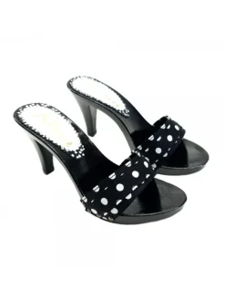 Kiara Shoes ZOCCOLI ARTIGIANALI NERI A... Nero Discount