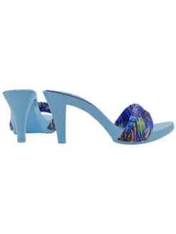 Kiara Shoes Zoccoli azzurri con tacco 9... Clearance