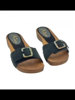 Kiara Shoes ZOCCOLI BASSI IN CAMOSCIO... Nero Hot