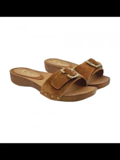 Kiara Shoes ZOCCOLI BASSI IN CAMOSCIO... Marrone Discount