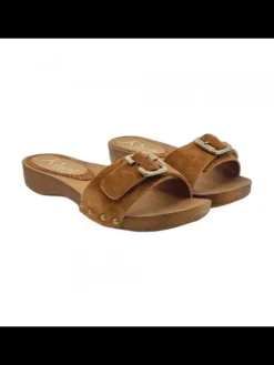 Kiara Shoes ZOCCOLI BASSI IN CAMOSCIO... Marrone Discount