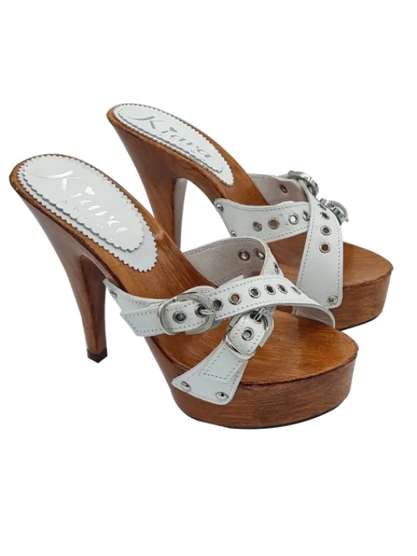 Kiara Shoes ZOCCOLI BIANCHI ALTI CON... BIANCO Best