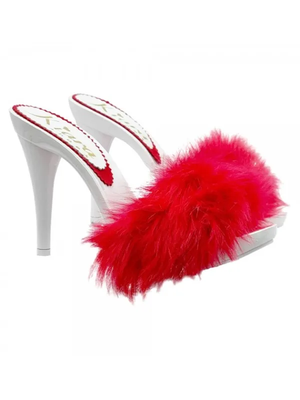 Kiara Shoes ZOCCOLI BIANCHI CON... Rosso Outlet