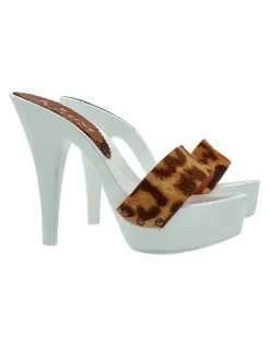 Kiara Shoes ZOCCOLI BIANCHI CON FASCIA... Outlet