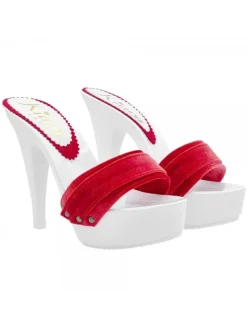 Kiara Shoes ZOCCOLI BIANCHI CON FASCIA... Clearance