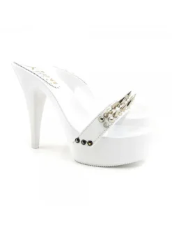 Kiara Shoes ZOCCOLI BIANCHI CON PUNTE... BIANCO Discount
