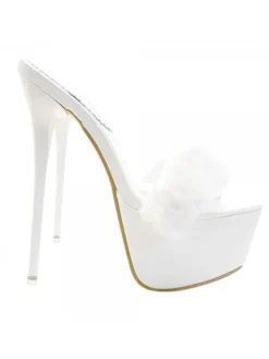 Kiara Shoes ZOCCOLI BIANCHI IN VERNICE... BIANCO Online
