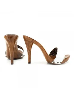 Kiara Shoes ZOCCOLI IN PELLE BIANCO Discount