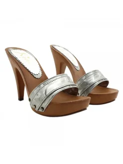 Kiara Shoes ZOCCOLI CAMOUFLAGE ... Argento Clearance
