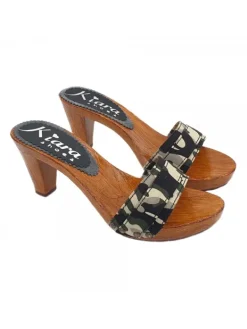 Kiara Shoes ZOCCOLI CAMOUFLAGE COMODI... Best