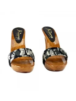 Kiara Shoes ZOCCOLI CAMOUFLAGE FANGO... Sale