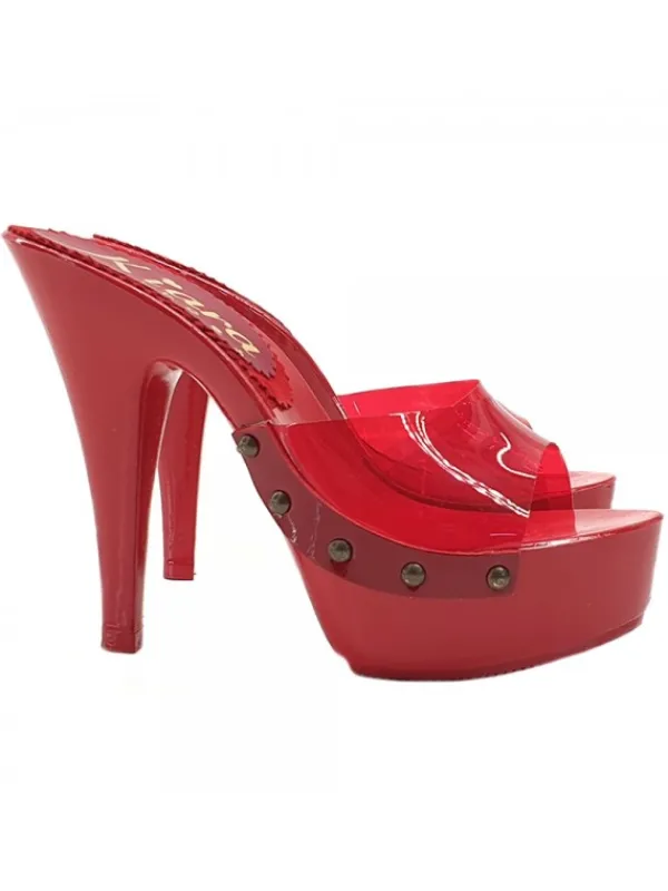 Kiara Shoes ZOCCOLI CINDERELLA ROSSI Rosso Hot