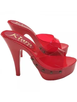 Kiara Shoes ZOCCOLI CINDERELLA ROSSI Rosso Hot