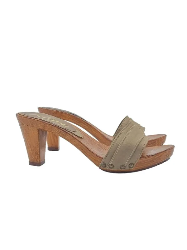 Kiara Shoes ZOCCOLI COLOR CON... Taupe Discount