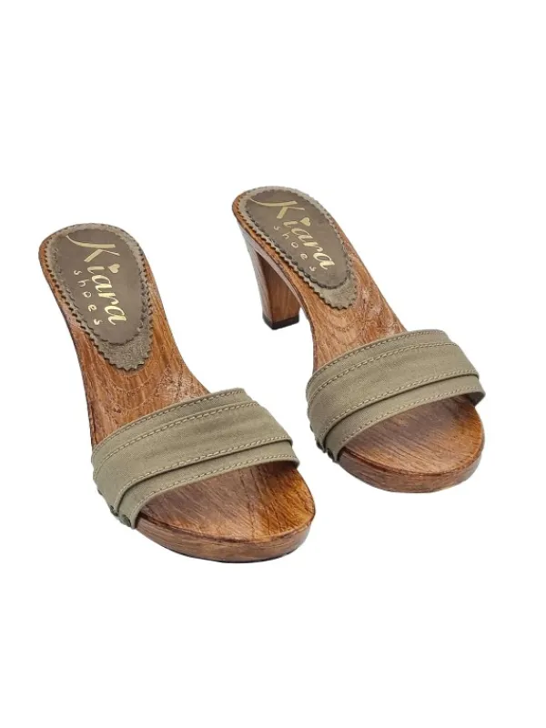 Kiara Shoes ZOCCOLI COLOR CON... Taupe Discount