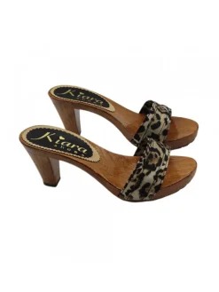 Kiara Shoes ZOCCOLI COMODI LEOPARDATI... Hot