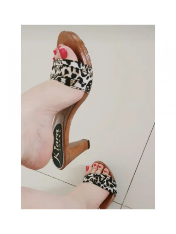 Kiara Shoes ZOCCOLI COMODI LEOPARDATI... Hot