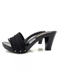 Kiara Shoes ZOCCOLI COMODI NERI Nero Outlet