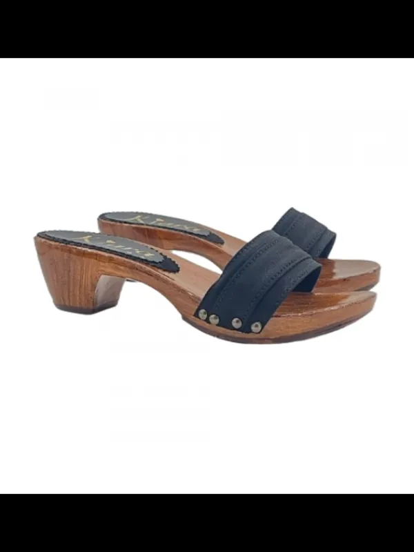 Kiara Shoes ZOCCOLI COMODI TACCO 5... Nero Best