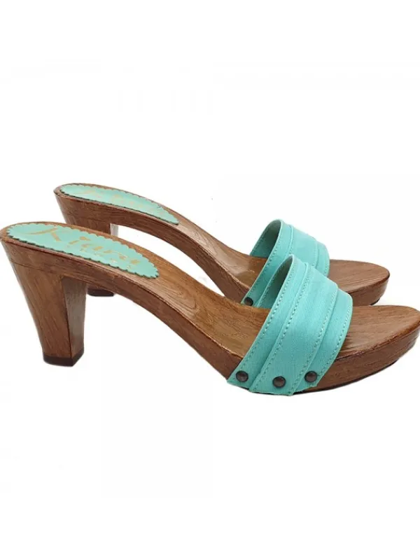Kiara Shoes ZOCCOLI COMODI VERDE... SMERALDO Clearance