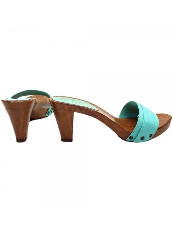Kiara Shoes ZOCCOLI COMODI VERDE... SMERALDO Clearance