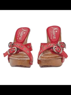 Kiara Shoes ZOCCOLI CON FASCE... Rosso