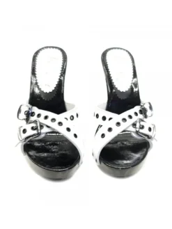 Kiara Shoes ZOCCOLI CON FASCE BIANCHE... BIANCO New