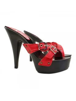 Kiara Shoes ZOCCOLI CON FASCE ROSSE IN... Rosso Online