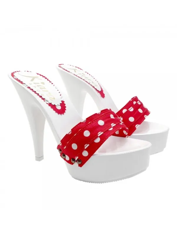 Kiara Shoes ZOCCOLI CON FASCIA A POIS... New