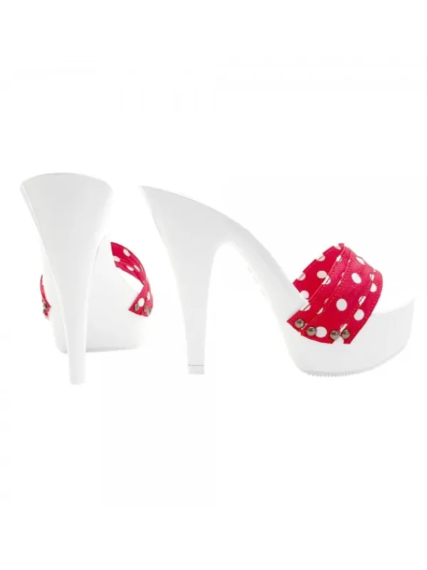 Kiara Shoes ZOCCOLI CON FASCIA A POIS... New