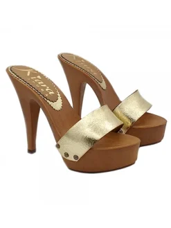 Kiara Shoes ZOCCOLI CON FASCIA DRITTA... Oro Online