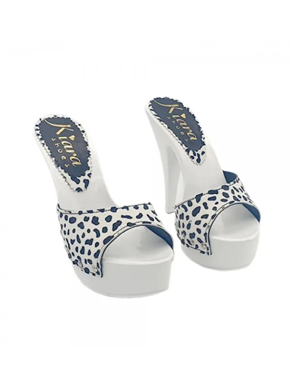 Kiara Shoes ZOCCOLI CON FASCIA IN PELLE... Discount
