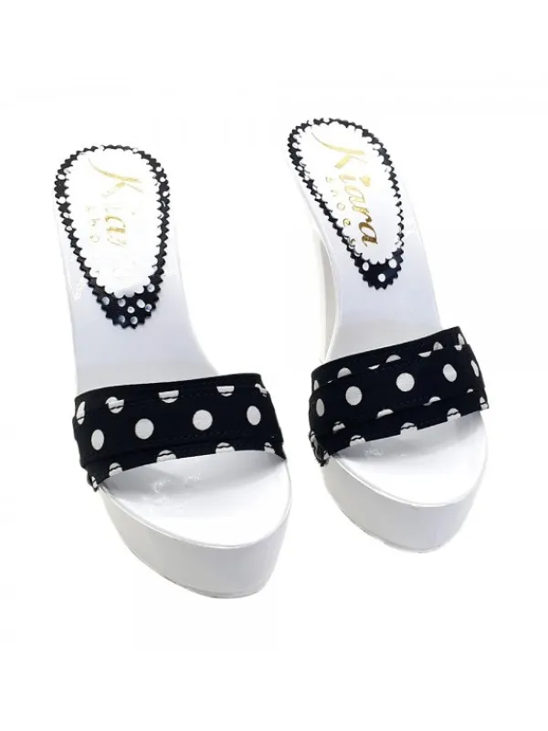 Kiara Shoes ZOCCOLI CON FASCIA NERA A... Nero